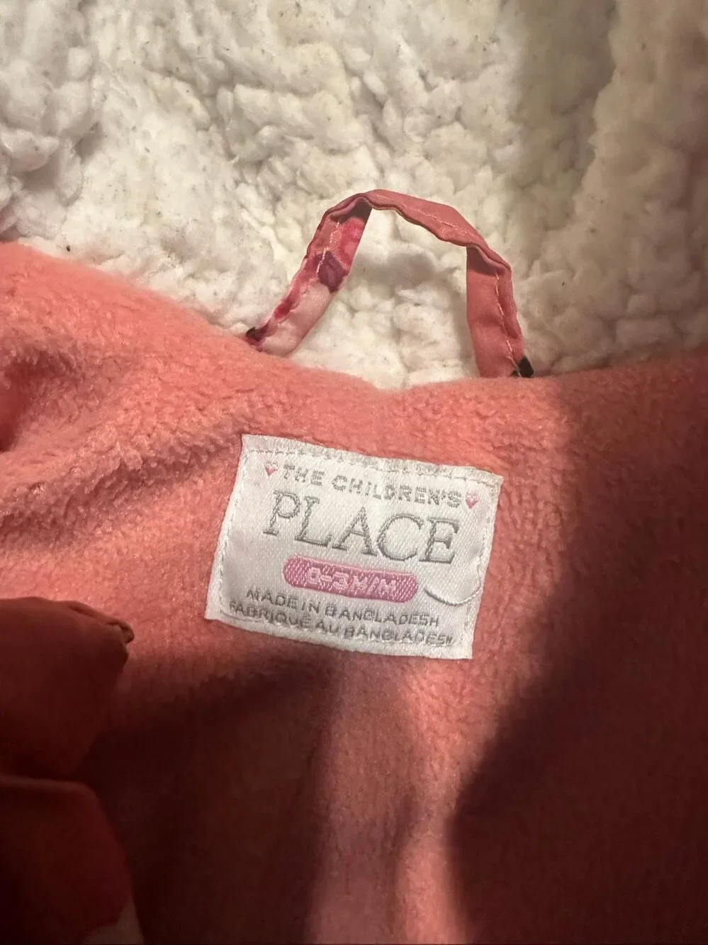 The Children's Place Baby Girl Pink Floral Infant Insulated Snowsuit 0-3 Months